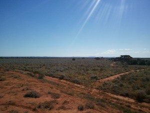 A few minutes walk from the house