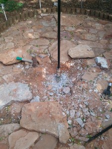 about 1.5 feet to go - but I have it worried.