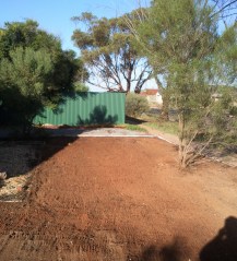 Bark Gone at last Now for the cleanup and redoing.