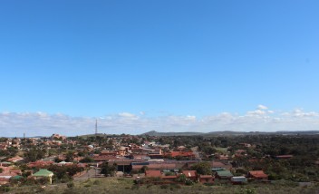 The town from The Hill