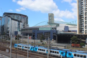 My first view of Ethiad Stadium