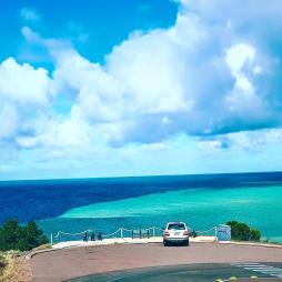 How blue the water looks. This is the Spencer Gulf. Not my photograph