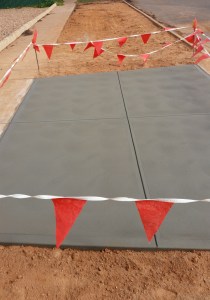 All completed - just needs to cure