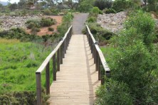 The other bridge at the back of the wetlands