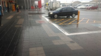 Just a little bit wet.