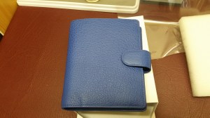 The colour is called French Blue and is the blue of the French Flag